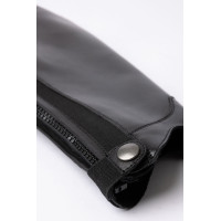 Elegante B Vertigo leren minichaps Zwart