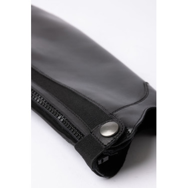 Elegante B Vertigo leren minichaps Zwart