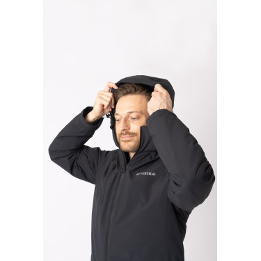 Waterdichte parka B Vertigo Milo heren Donker antracietgrijs