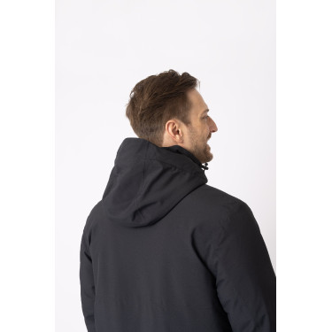 Waterdichte parka B Vertigo Milo heren Donker antracietgrijs