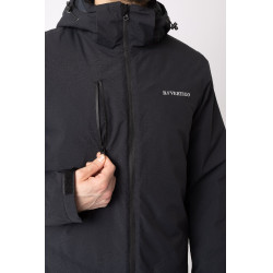Waterdichte parka B Vertigo Milo heren Donker antracietgrijs