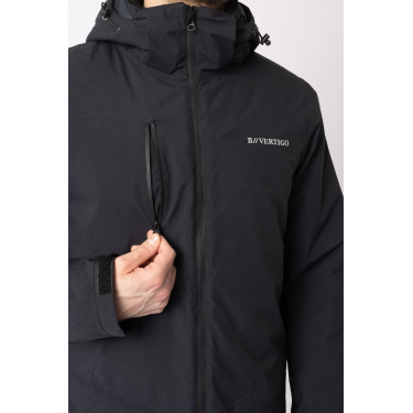 Waterdichte parka B Vertigo Milo heren Donker antracietgrijs