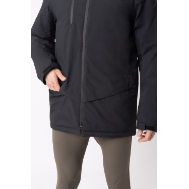 Waterdichte parka B Vertigo Milo heren Donker antracietgrijs