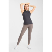 Dames mouwloos Emmie training T-shirt Horze cooling Marine odyssee Marineblauw