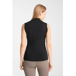 Dames mouwloos Emmie training T-shirt Horze cooling Zwart
