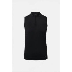 Dames mouwloos Emmie training T-shirt Horze cooling Zwart