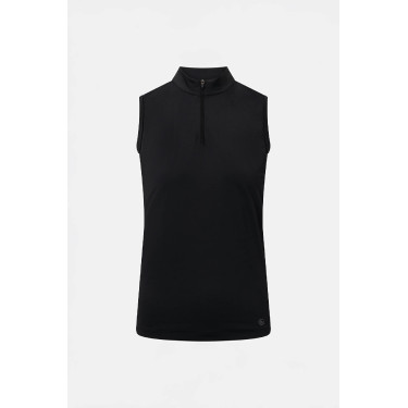 Dames mouwloos Emmie training T-shirt Horze cooling Zwart