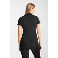 Dames training T-shirt Horze Emmie cooling met korte mouwen Zwart Dames training T-shirt Horze Emmie cooling met korte mouwen Zwart