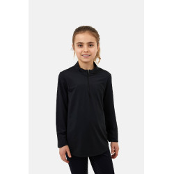 Horze Young Rider Emmie verkoelend trainings-T-shirt met lange mouwen Zwart
