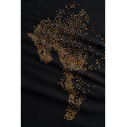 T-shirt Horze Western Kathrin dames Zwart