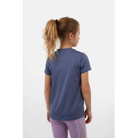 T-shirt Horze Wilda Young Rider met korte mouwen Grijs