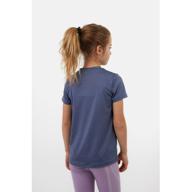 T-shirt Horze Wilda Young Rider met korte mouwen Grijs