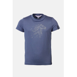 T-shirt Horze Wilda Young Rider met korte mouwen Grijs