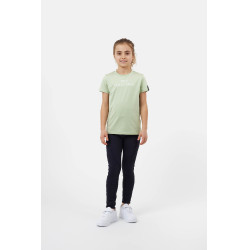 T-shirt Horze Wilda Young Rider met korte mouwen Celadongroen