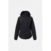 Dames regenbestendige lichte rijjas Horze Fiora Donker marineblauw