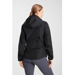 Dames regenbestendige lichte rijjas Horze Fiora Donker marineblauw