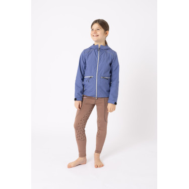 Kinderwedstrijdjas Yona met voering Fluwelen ochtend Blauw