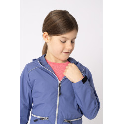 Kinderwedstrijdjas Yona met voering Fluwelen ochtend Blauw