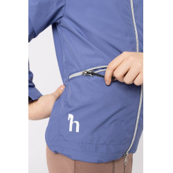 Kinderwedstrijdjas Yona met voering Fluwelen ochtend Blauw