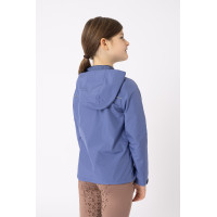 Kinderwedstrijdjasje Horze Yona gevoerd Fluwelen ochtend Blauw