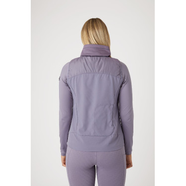 Horze hybride Riley dames paardrijden bodywarmer Koninklijke rozijn Violet