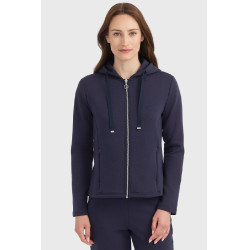 Damesvest met rits Harcour Clarianne Marine Marineblauw