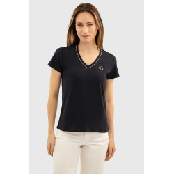 T-shirt Harcour Berenice dames Marine Marineblauw T-shirt Harcour Berenice dames Marine Marineblauw