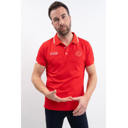 Polo Harcour Dranse heren Swiss Equestrian Friends Rood