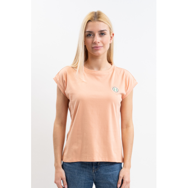 T-shirt Harcour Tchaka dames Abrikoos Oranje T-shirt Harcour Tchaka dames Abrikoos Oranje