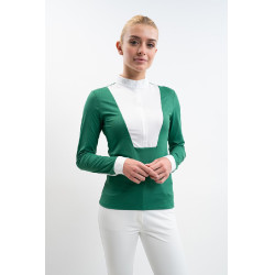 Wedstrijdpolo Harcour Prague dames Smaragdgroen