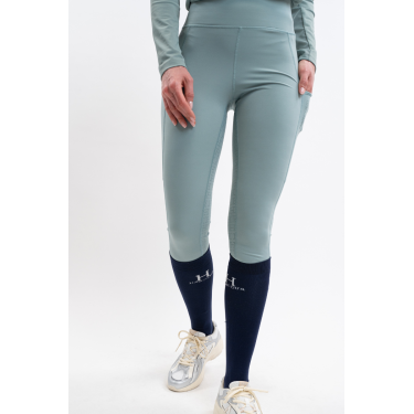 Harcour Louna Full Seat Legging Grijsgroen