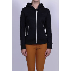 Sweat Zip Harcour Sworm dames Zwart