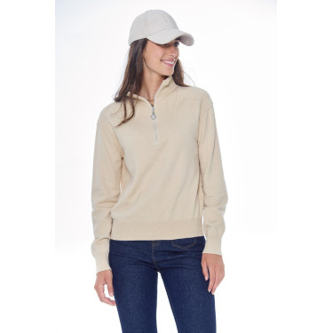 Trui Harcour Pachana dames Ivoor Beige