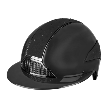 Rijhelm Swing H24 Lady Spark Glanzend zwart met glitters Rijhelm Swing H24 Lady Spark Glanzend zwart met glitters