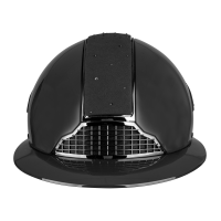Rijhelm Swing H24 Lady Spark Glanzend zwart met glitters