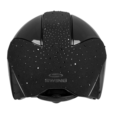 Rijhelm Swing H24 Lady Spark Glanzend zwart met glitters Rijhelm Swing H24 Lady Spark Glanzend zwart met glitters