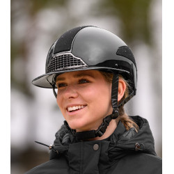 Rijhelm Swing H24 Lady Spark Glanzend zwart met glitters Rijhelm Swing H24 Lady Spark Glanzend zwart met glitters