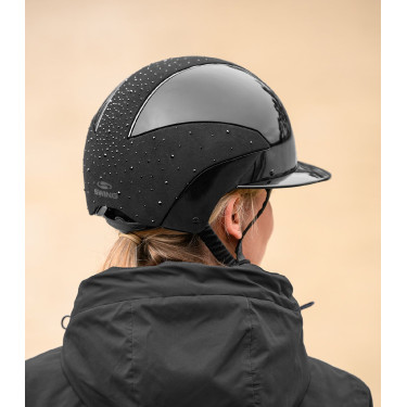Rijhelm Swing H24 Lady Spark Glanzend zwart met glitters Rijhelm Swing H24 Lady Spark Glanzend zwart met glitters
