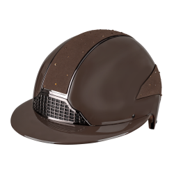 Rijhelm Swing H24 Lady Spark Glanzend bruin met glitters