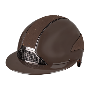 Rijhelm Swing H24 Lady Spark Glanzend bruin met glitters