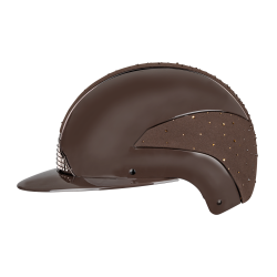 Rijhelm Swing H24 Lady Spark Glanzend bruin met glitters
