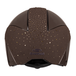 Rijhelm Swing H24 Lady Spark Glanzend bruin met glitters