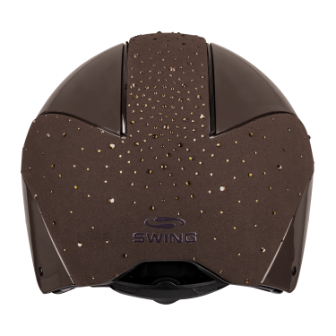 Rijhelm Swing H24 Lady Spark Glanzend bruin met glitters