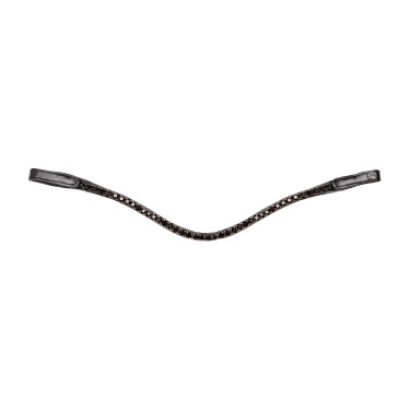Frontal X-Line Waldhausen zwart met strass Zwart