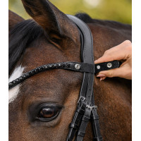 Frontal X-Line Waldhausen zwart met strass Zwart
