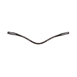 Frontal X-Line Waldhausen zwart met strass Zwart