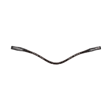 Frontal X-Line Waldhausen zwart met strass Zwart