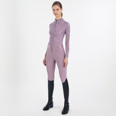 Euro-Star Athletic Luxe FullGrip rijbroek Vlierbes Bruin