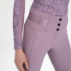 Euro-Star Athletic Luxe FullGrip rijbroek Vlierbes Bruin