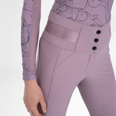 Euro-Star Athletic Luxe FullGrip rijbroek Vlierbes Bruin